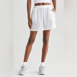 354. FREE PEOPLE When in Venice Mesh Shorts in White NWOT